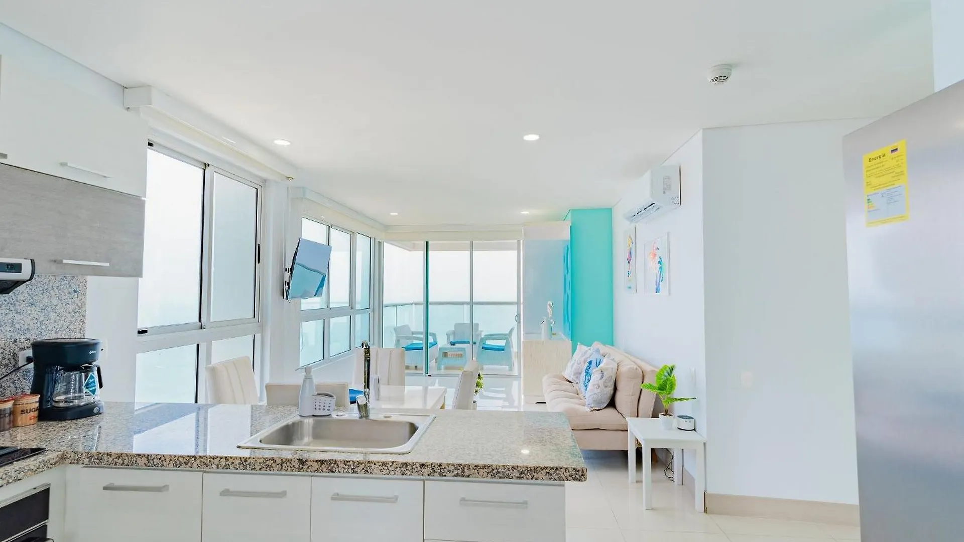 Apartmán U-Go Palmetto Beach - Lujo Frente Al Mar Cartagena Kolumbie